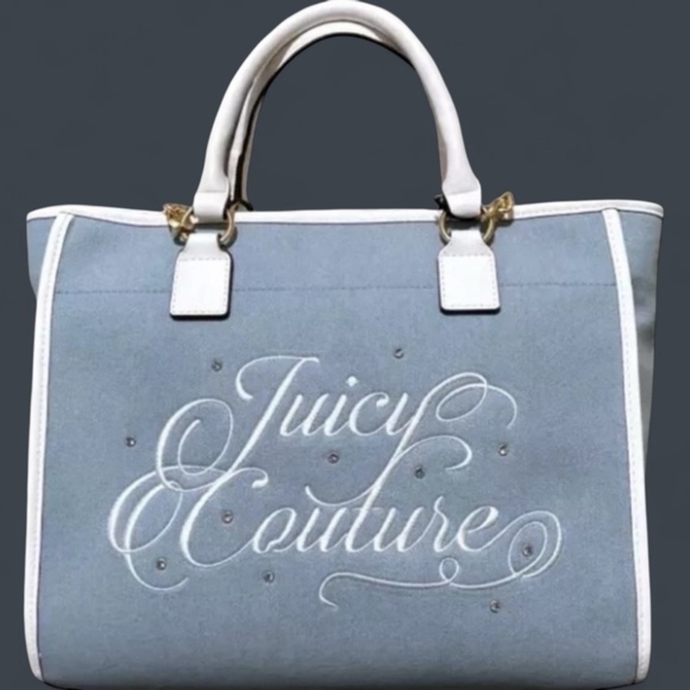 Juicy Couture Blue Tote Bag